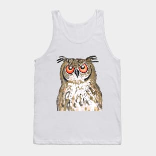 Golden owl Tank Top